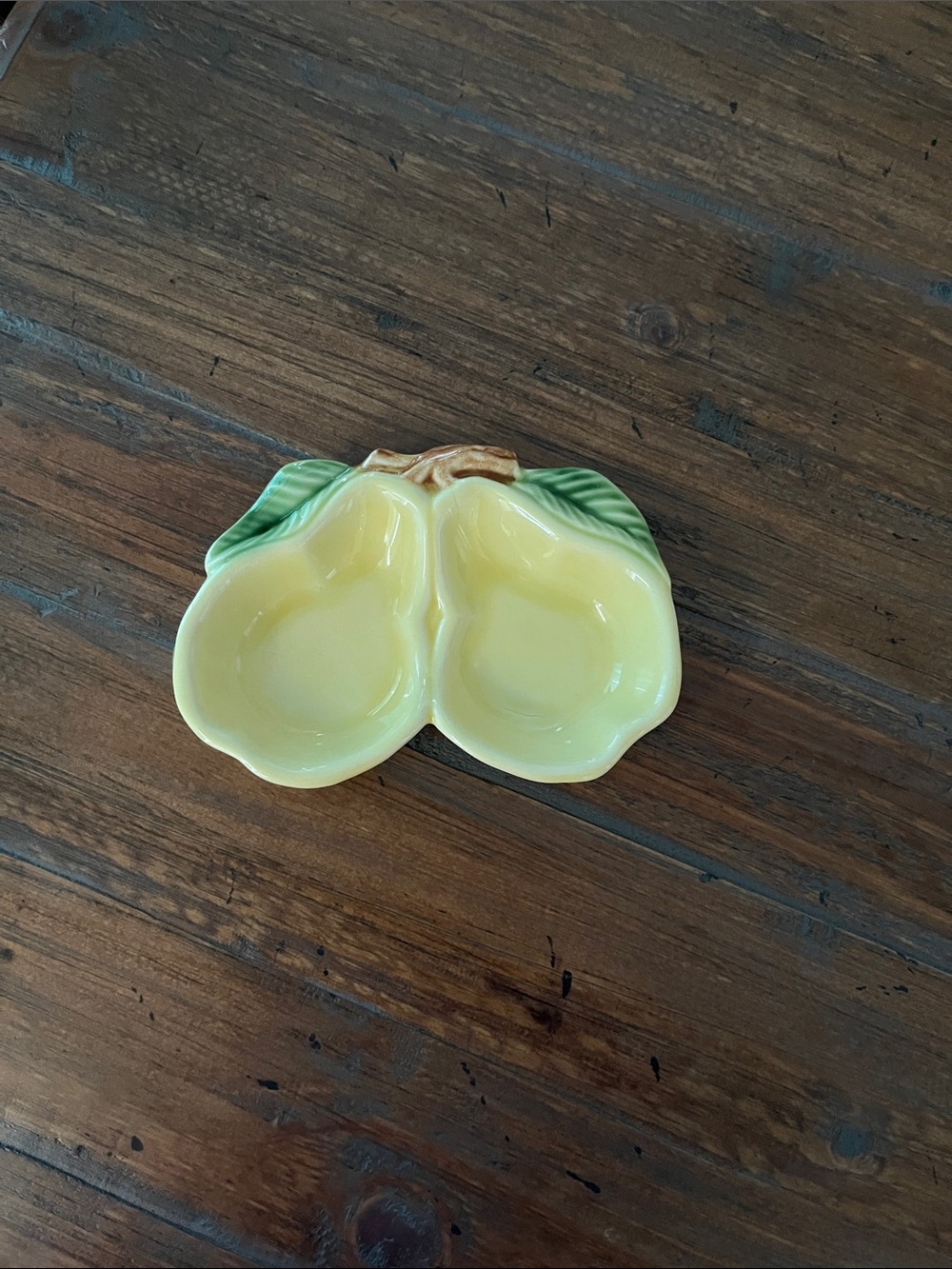 Vintage Belmar California Pottery USA Pear Shaped Divided Serving DIY